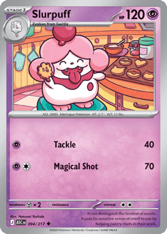 Slurpuff z edície Ascended Heroes, karta č.94