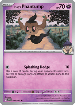 Hop's Phantump z edície Ascended Heroes, karta č.95