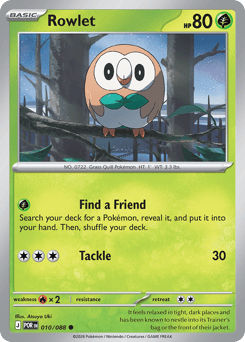 Rowlet z edície Perfect Order, karta č.10