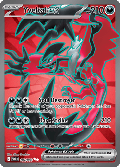 Yveltal ex z edície Perfect Order, karta č.105