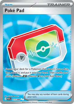 Poké Pad z edície Perfect Order, karta č.113
