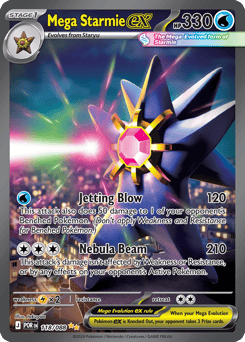 Mega Starmie ex z edície Perfect Order, karta č.118