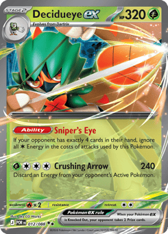 Decidueye ex z edície Perfect Order, karta č.12
