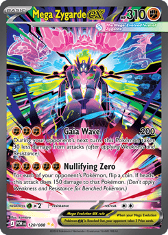 Mega Zygarde ex z edície Perfect Order, karta č.120