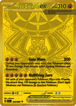 Mega Zygarde ex z edície Perfect Order, karta č.124