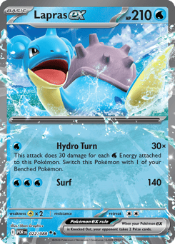 Lapras ex z edície Perfect Order, karta č.22