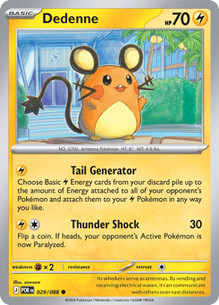 Dedenne z edície Perfect Order, karta č.29
