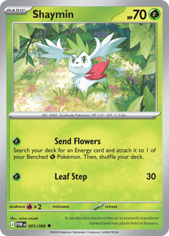 Shaymin z edície Perfect Order, karta č.3