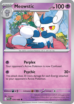 Meowstic z edície Perfect Order, karta č.34