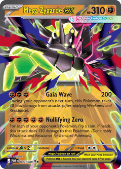 Mega Zygarde ex z edície Perfect Order, karta č.47