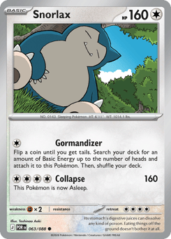 Snorlax z edície Perfect Order, karta č.63