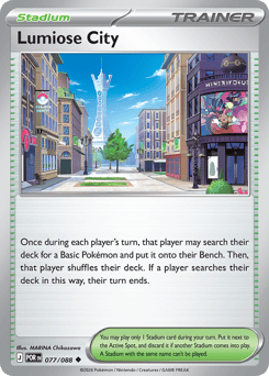 Lumiose City z edície Perfect Order, karta č.77
