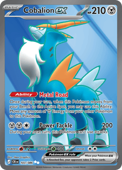Cobalion ex z edície Chaos Rising, karta č.103