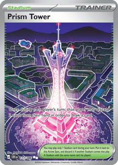 Prism Tower z edície Chaos Rising, karta č.111