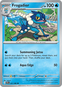 Frogadier z edície Chaos Rising, karta č.21