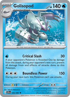 Golisopod z edície Chaos Rising, karta č.26