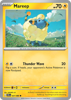 Mareep z edície Chaos Rising, karta č.27