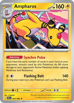 Ampharos z edície Chaos Rising, karta č.29