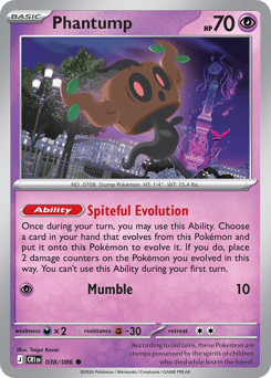 Phantump z edície Chaos Rising, karta č.38