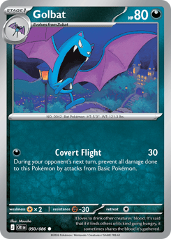 Golbat z edície Chaos Rising, karta č.50