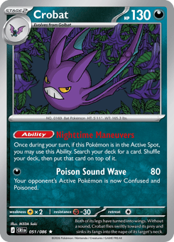 Crobat z edície Chaos Rising, karta č.51