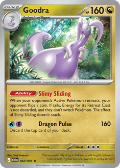 Goodra z edície Chaos Rising, karta č.68