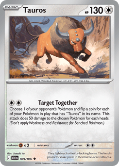Tauros z edície Chaos Rising, karta č.69