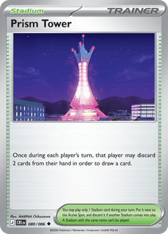 Prism Tower z edície Chaos Rising, karta č.80