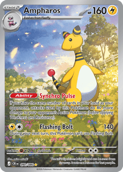 Ampharos z edície Chaos Rising, karta č.90