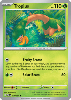 Tropius z edície Pitch Black, karta č.1