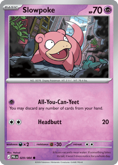 Slowpoke z edície Pitch Black, karta č.29