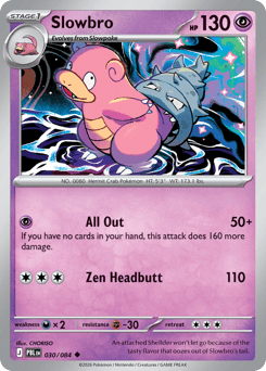 Slowbro z edície Pitch Black, karta č.30