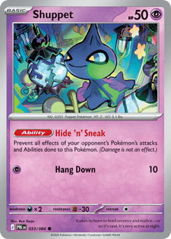 Shuppet z edície Pitch Black, karta č.33