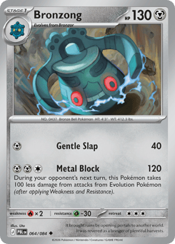 Bronzong z edície Pitch Black, karta č.64