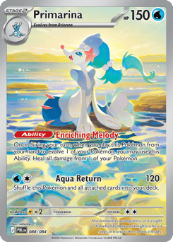 Primarina z edície Pitch Black, karta č.88