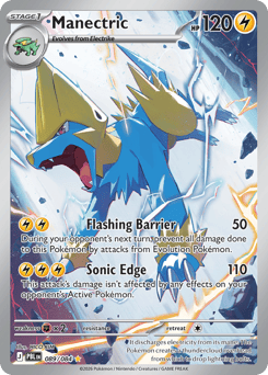Manectric z edície Pitch Black, karta č.89