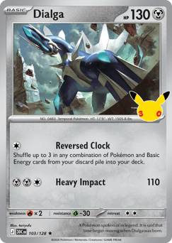 Dialga z edície 30th Celebration, karta č.103