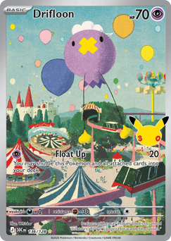 Drifloon z edície 30th Celebration, karta č.136