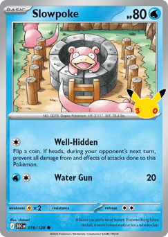 Slowpoke z edície 30th Celebration, karta č.16