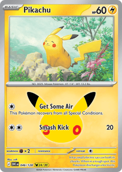 Pikachu z edície 30th Celebration, karta č.46