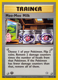 Moo-Moo Milk z edície Neo Genesis, karta č.101
