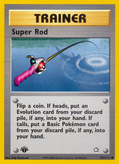 Super Rod z edície Neo Genesis, karta č.103
