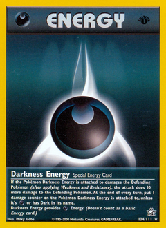 Darkness Energy z edície Neo Genesis, karta č.104