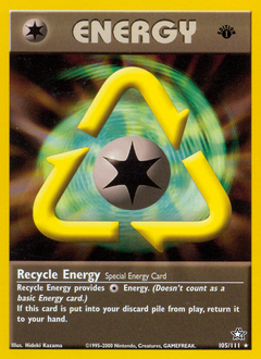 Recycle Energy z edície Neo Genesis, karta č.105
