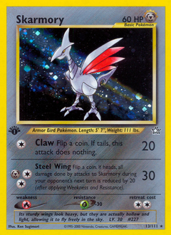 Skarmory z edície Neo Genesis, karta č.13
