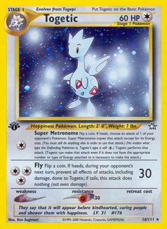 Togetic z edície Neo Genesis, karta č.16
