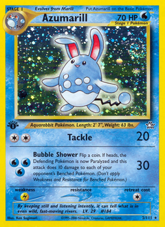 Azumarill z edície Neo Genesis, karta č.2