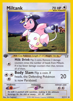 Miltank z edície Neo Genesis, karta č.41