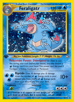 Feraligatr z edície Neo Genesis, karta č.5