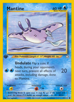 Mantine z edície Neo Genesis, karta č.64